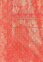 Load image into Gallery viewer, Red Banarasi Silk Saree With Blouse