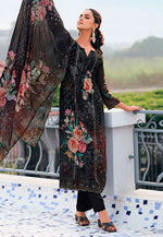 Load image into Gallery viewer, Black Georgette Pakistani Suit