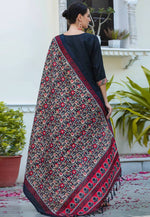 Load image into Gallery viewer, Black Silk Readymade Pant Style Suit