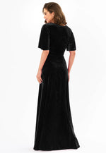 Load image into Gallery viewer, Black Velvet Gown