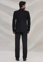 Load image into Gallery viewer, Black Velvet Jodhpuri Suit