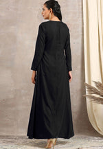 Load image into Gallery viewer, Black Velvet Kurta Set With Pant