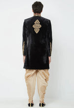 Load image into Gallery viewer, Black Velvet Sherwani