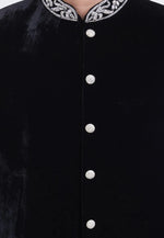 Load image into Gallery viewer, Black Velvet Sherwani