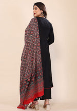 Load image into Gallery viewer, Black Viscose Readymade Palazzo Suit