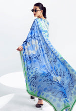 Load image into Gallery viewer, Blue Cotton Pant Style Suit