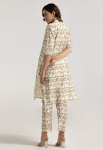 Load image into Gallery viewer, Brown Rayon Printed Co-Ords Set