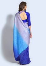 Load image into Gallery viewer, Grey Silk Saree With Blouse