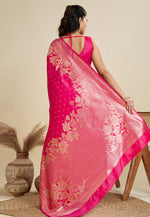 Load image into Gallery viewer, Magenta Kanjivaram Silk Saree With Blouse