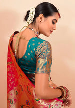 Load image into Gallery viewer, Magenta Silk Saree With Blouse