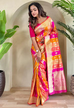 Load image into Gallery viewer, Multicolor Banarasi Silk Saree