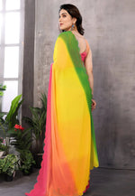Load image into Gallery viewer, Multicolor Georgette Saree With Blouse