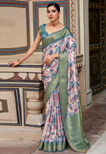 Load image into Gallery viewer, Multicolor Silk Saree With Blouse