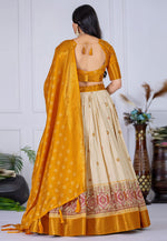 Load image into Gallery viewer, Mustard Silk Lehenga Choli
