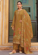 Load image into Gallery viewer, Mustard Viscose Pakistani Suit