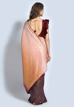 Load image into Gallery viewer, Peach Silk Saree With Blouse