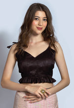 Load image into Gallery viewer, Peach Silk Sequence Saree