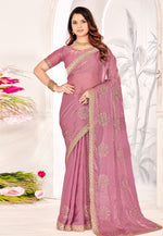 Load image into Gallery viewer, Pink Silk Saree With Blouse