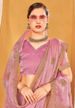 Load image into Gallery viewer, Pink Silk Saree With Blouse