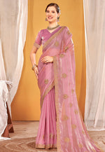 Load image into Gallery viewer, Pink Silk Saree With Blouse
