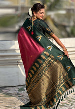 Load image into Gallery viewer, Pink Silk Saree With Blouse