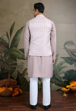 Load image into Gallery viewer, Pink Viscose Kurta Pajama With Jacket