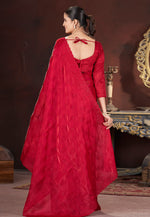 Load image into Gallery viewer, Red Silk Saree With Blouse