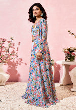 Load image into Gallery viewer, White Crepe Palazzo With Crop Top