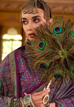 Load image into Gallery viewer, Wine Silk Saree With Blouse