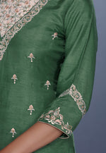 Load image into Gallery viewer, Green Silk Pakistani Suit
