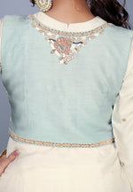 Load image into Gallery viewer, Cream Silk Sharara Suit
