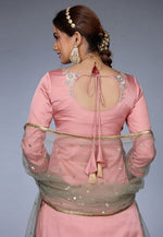 Load image into Gallery viewer, Pink Silk Punjabi Salwar Kameez
