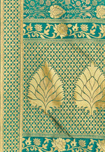 Load image into Gallery viewer, Green Banarasi Silk Festival Wear Saree