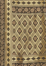 Black Banarasi Silk Saree With Blouse