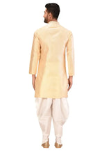 Load image into Gallery viewer, Beige Art Silk Indo Western Suit
