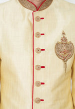 Load image into Gallery viewer, Beige Art Silk Sherwani
