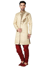 Load image into Gallery viewer, Beige Brocade Sherwani
