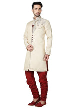 Load image into Gallery viewer, Beige Brocade Sherwani
