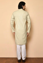 Load image into Gallery viewer, Beige Cotton Indo Western Suit
