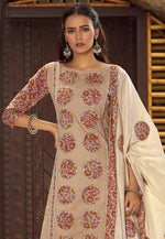 Load image into Gallery viewer, Beige Cotton Pant Style Suit
