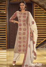 Load image into Gallery viewer, Beige Cotton Pant Style Suit
