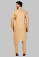 Load image into Gallery viewer, Beige Cotton Pathani Suit

