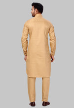 Load image into Gallery viewer, Beige Cotton Pathani Suit
