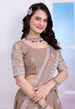 Load image into Gallery viewer, Beige Georgette Lehenga Choli
