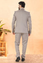 Load image into Gallery viewer, Beige Rayon Tuxedos Suit
