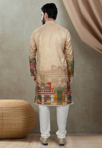 Load image into Gallery viewer, Beige Silk Kurta Pajama
