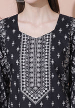 Load image into Gallery viewer, Black Cotton Pakistani Suit

