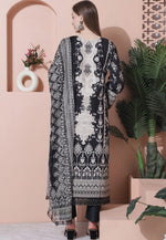 Load image into Gallery viewer, Black Cotton Pakistani Suit
