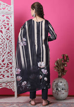 Load image into Gallery viewer, Black Cotton Pakistani Suit
