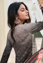 Load image into Gallery viewer, Black Crepe Pakistani Suit
